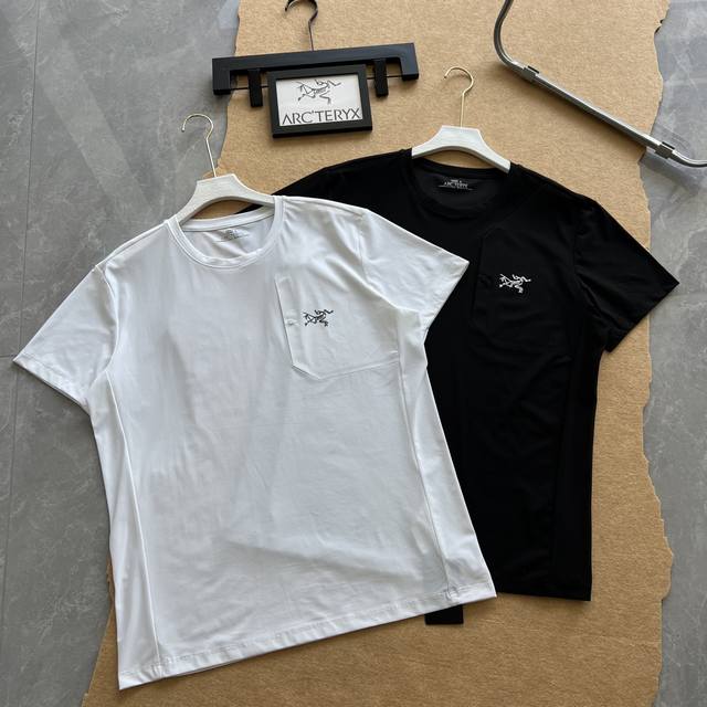 arc'teryx 始祖鸟速干口袋 短袖T恤户外运动圆领透气吸汗健身跑步上衣 官网同步 男女同款 冰感纤维通过与皮肤的摩擦产生大量的负离子散热透气同时可以减少异