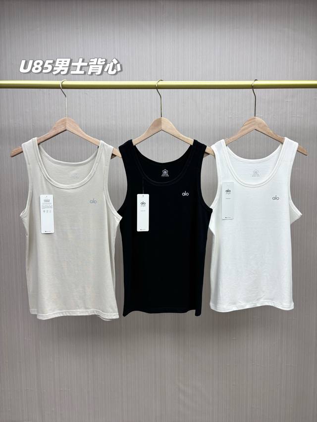 包 一包3件 外贸原单 Alo 2025新款男士夏季冰感抗菌棉背心 重新定义舒适性 最适合夏天的穿的高端面料 三件装组合清仓 骨折滴血的 品名 U85款Alo