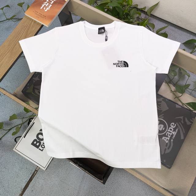 上新 款号 Tx289 2025新款The North Face北面Tnf涂鸦色块图案Logo印花休闲情侣短袖T恤 轻奢高级 上身效果 绝绝子 采用220克纯棉