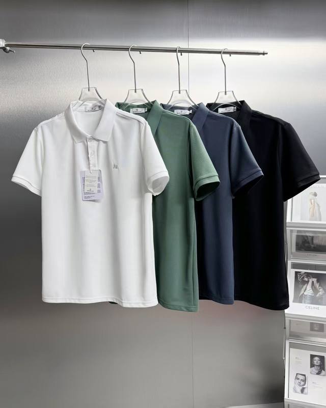 蒙口 Moncler 2025Ss蛇年春夏新款polo领短袖系列 精选优质双丝光珠地棉面料 时尚大牌元素刺绣Logo设计 上身版型超赞 面料细腻舒适透气 随意搭