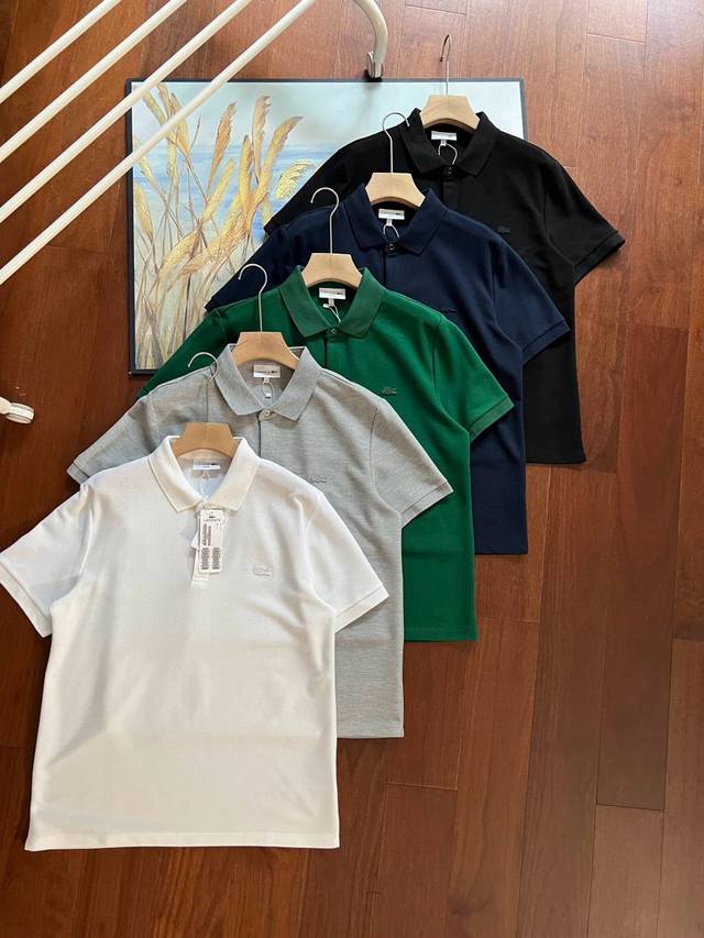 纯原系列 法鳄5色爆款polo衫 lacoste法国鳄鱼经典男士通勤休闲商务polo衫 货号 ph5522 官网同步在售1300+ 基础简约风 双门禁设计 优雅