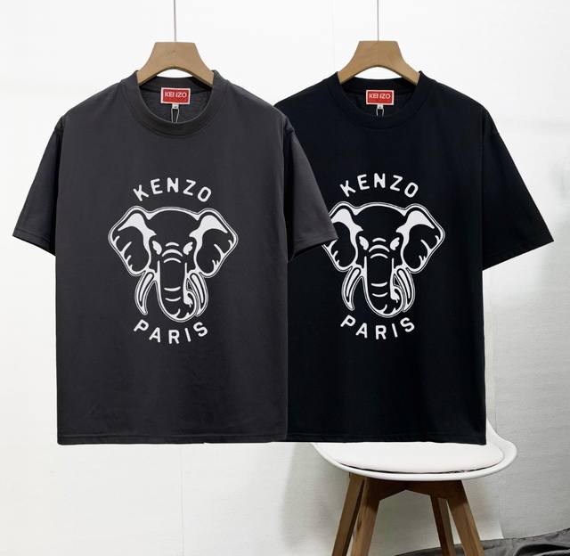 高品质 kenzo新款 柜子情侣款圆领短袖T恤 柜子同步 明星同款 上身帅气时尚个性潮流短袖T恤 简单有个性 上身效果巨帅 打底外穿都很好看 颜色搭配也超赞的