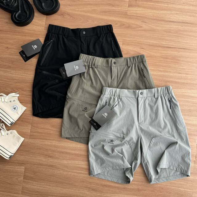 发 L-3Xl Kailas 25夏季轻量化速干短裤 户外机能与都市时尚的完美融合 专业级户外装备 定义你的清爽运动体验 88%锦纶+12%氨纶高强度四面弹面料