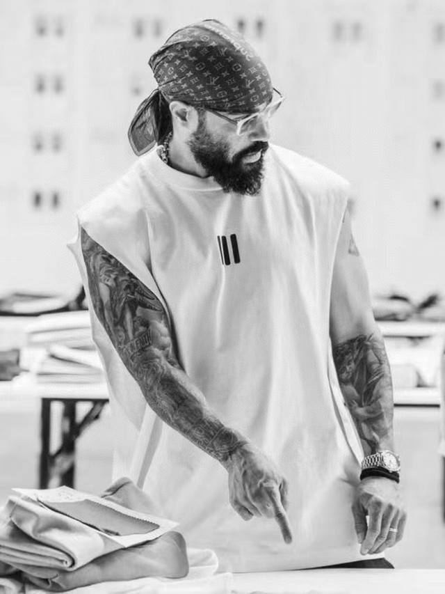 fog Fear Of God X Rrr123三方联名沙丘印花重磅高街纯棉无袖背心 情侣款 爆款来袭 实力口碑硬货 潮咖男女上身超帅 美式重磅240G双纱全棉