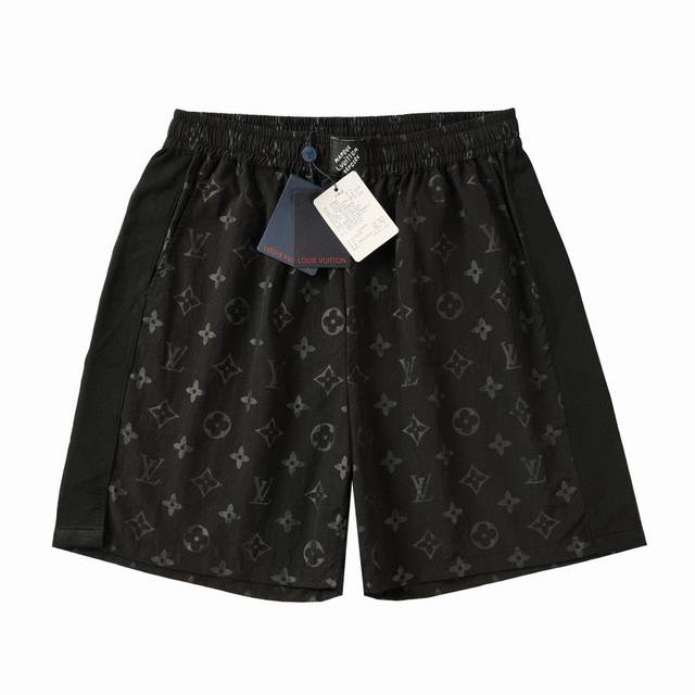顶级复刻版本 louis Vuitton Lv路易威登 新款波纹提花桑蚕丝休闲束腰松紧短裤五分裤 套装 面料: 采用0.08Mm超细桑蚕丝纱线织造 louis