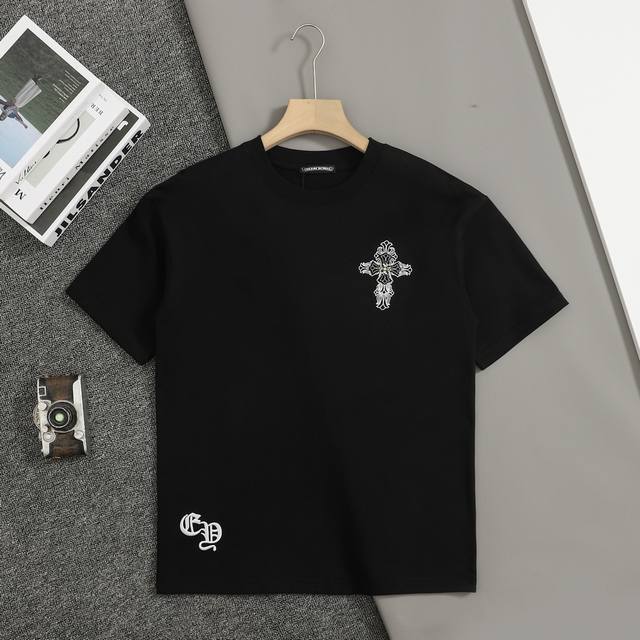 上新 顶级复刻版本 克罗心Ch*Ome Hearte 25Ss早春新款 克罗心贴布五金短袖 轻奢主义 男女日常通勤穿搭必备单品 正确版本 欢迎对比 详细特征 3