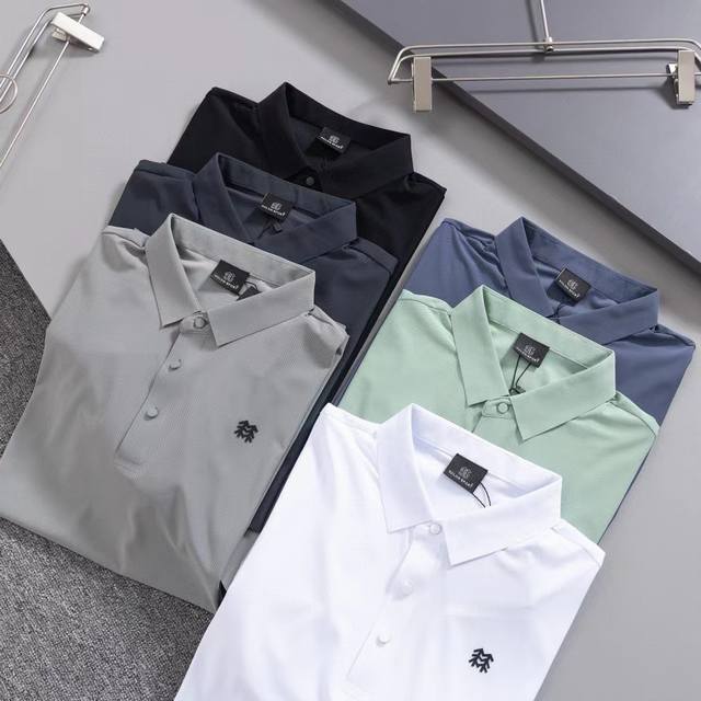 上新 kolonsport可隆冰丝无痕舒适防晒抗菌polo 采用导热的十字编织冰丝凉感面料 面料与肌肤形成汽热循环多孔纤维 可快速散热透气 不闷汗 出汗不黏身