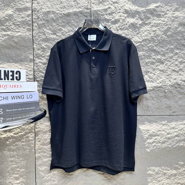 上新供 burberry巴宝莉 Ss23小标Tb刺绣纯色polo衫短袖 面料 采用客供级230G珠地棉面料 93%棉 7%氨纶 垂感 手感与原版一致 刺绣 进口