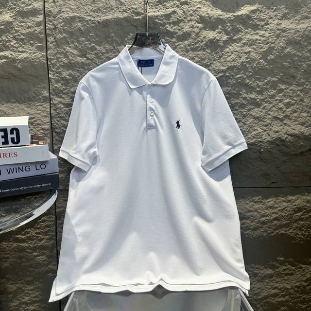 上新供 ralph Lauren 拉夫劳伦男装 美式复古经典款夏季polo短袖商务休闲 春夏新款男士珠地棉短袖衬衫 原厂订单剩余少量 所有面料辅料都是客供的 珠