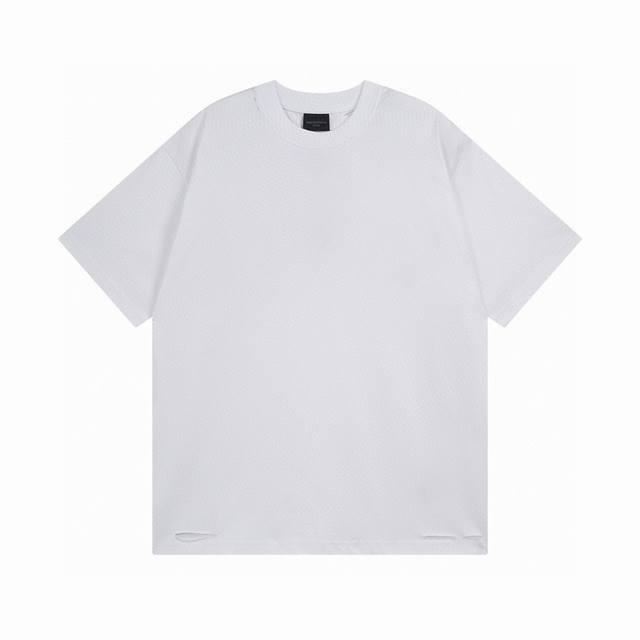 Balenciaga 巴黎世家2025 Ss 最新款美纹纸胶带拉桨印花短袖T恤 本市场No.1的质量 真正天花板品质 全部原版开发注意细节图 避免被盗图商家混发