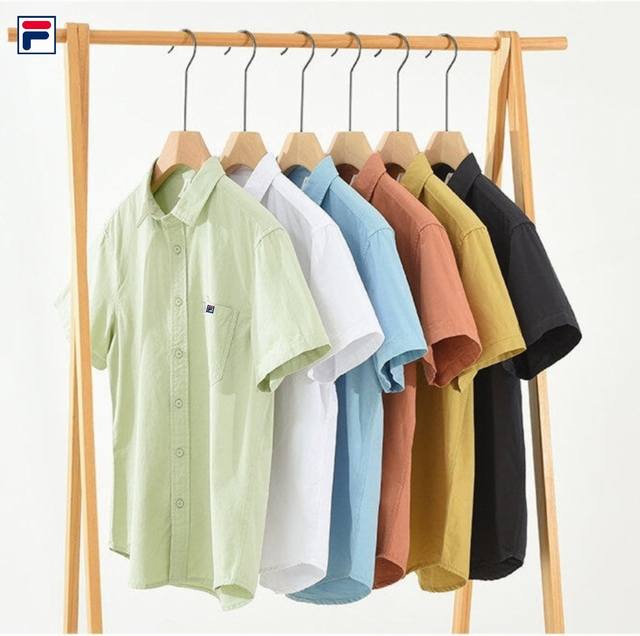 上新 斐乐Fila25款高品质纯棉刺绣日系个性长袖衬衫外套 甄选纯棉优质面料 透气吸汗 不变形 不起球 细腻不糙手 耐磨性高 走线工整 亲肤抗皱等特点 让服饰舒