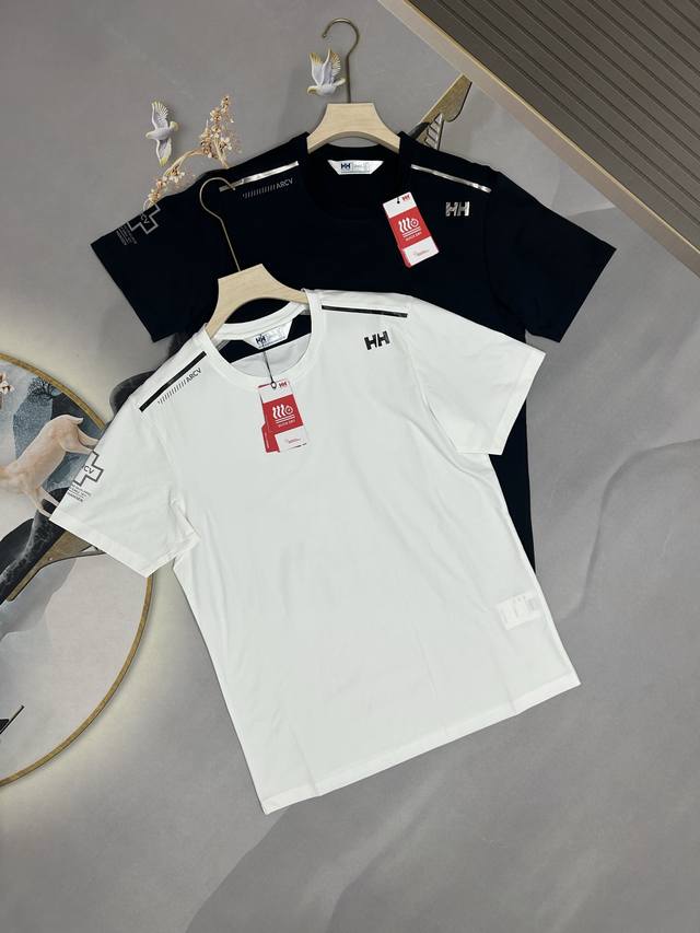 helly Hansen Hh海丽汉森 25夏新男款Hp防晒速干凉感透气立体版型圆领短袖T恤 顶级版本 随意对比专柜做工版型 混卖级别 专柜款号 Hc5Msts