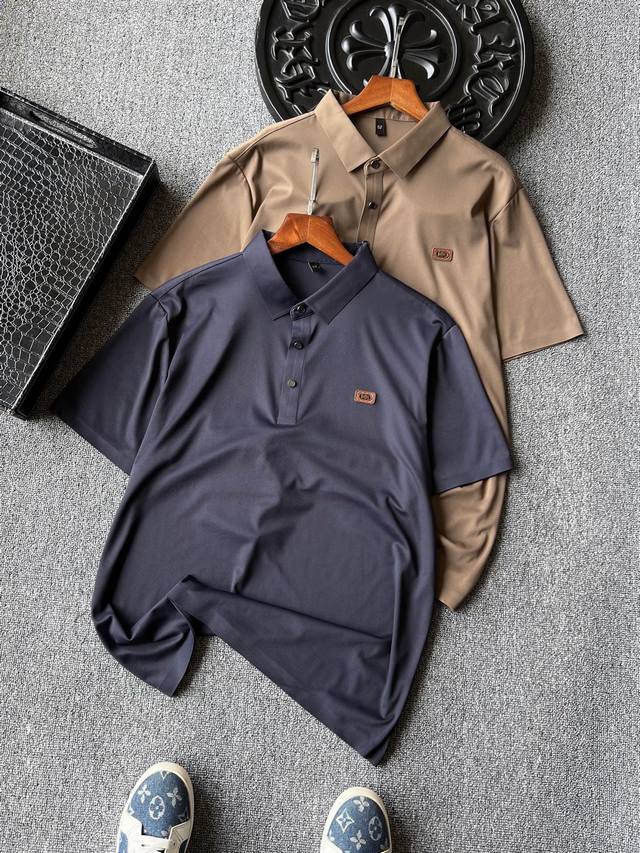 高端玩家必入 人气爆款 Zegna 杰尼亚意大利专柜新品冰氧蚕丝无痕锦氨棉短袖polo衫 恒隆在售万元级 款号 2333 杰尼亚家今年最新顶级冰氧锦氨面料 内外