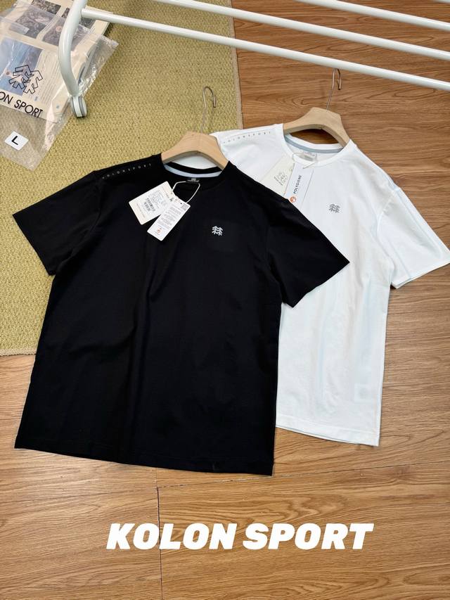 供 kolon Sport可隆专柜新款 男女同款Seco圆领短袖速干T恤 运动休闲户外吸湿T恤短袖 夏Upf110+防晒抗菌上衣.Kl后字母圆领体恤这款T恤主打