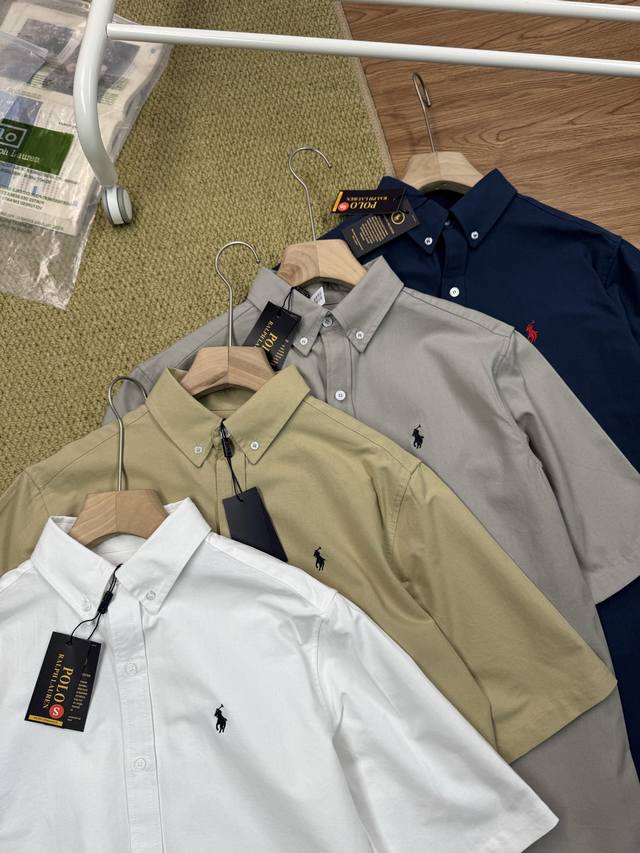细节图# 拉夫劳伦 polo春夏新品 短袖衬衫 情侣款 经典简约 休闲商务兼具 精细剪裁 流畅线条 立体有型 定制面料 舒适美观耐穿 这是每年都要复购的一款po