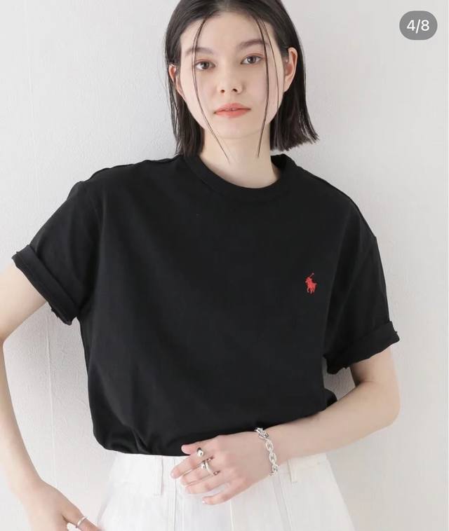 模特图 夏季推荐拉夫劳伦 polo情侣款经典小马刺绣经典款刺绣纯棉高克重260克T恤圆领 简洁大方的Logo刺绣 六色纯棉任意选择 上新情侣款 简单又美又帅 r