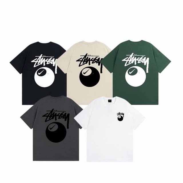 上新款号 S071 stussy斯图西 耐克斯图西联名款印花短袖T恤男女同款 原版打造 细节高控 -面料精选230G纯棉面料 手感柔软舒适 吸汗透气. -百搭款