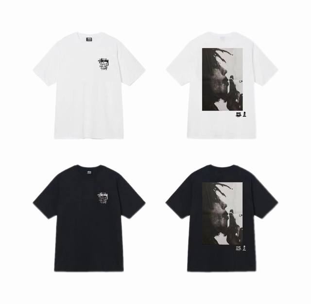 上新款号 S032 stussy 斯图西 吸烟雷鬼印花短袖斯图西T恤街头嘻哈男女流行情侣美潮 原版打造 细节高控 -面料精选230G纯棉面料 手感柔软舒适 吸汗