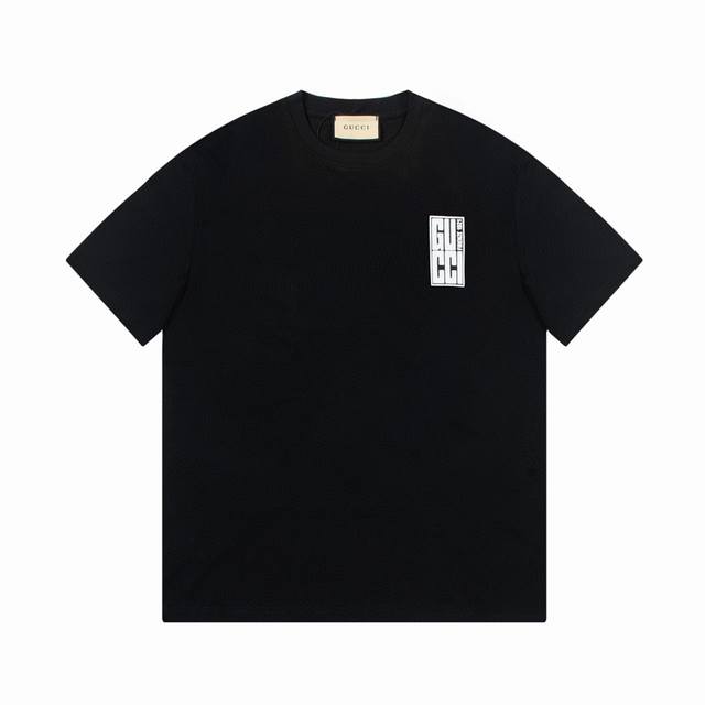 上新款号 G771 -Gucci 古驰新品 印花系列 -采用双纱32支纯棉260G 面料颜色定制定染 不缩水不退色 手感舒服 质感超强全套原版辅料 细节到位 潮