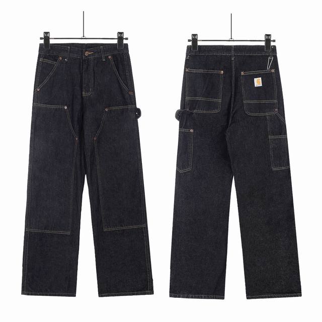 8101 carhartt Wip 卡哈特工装双膝裤伐木裤Cleanfit工装宽松直筒长裤Vibe风 卡哈特Vintage牛仔裤非常Cleanfit的一条裤子