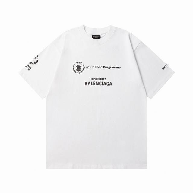 顶级代工品质 Balenciaga 巴黎世家 24Ss 经典T恤短袖 不需要所谓烂大街的华丽文案 主打品质 - 面料经过2次高温缩水固色 不变形不缩水不起球 -