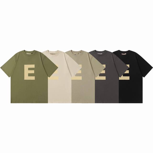 f059# Ss Essentials Fear Of God Fog Eternal 原版定制高质量植绒短袖T恤 高品质 原版定制面料 原厂品质 做工细节做到
