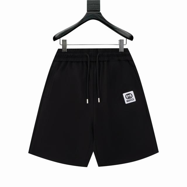 Gucci 2025Ss贸易渠道货品.休闲运动短裤 无从释怀的经典款,休闲时尚感略带锋利.精简的比例化裁剪铸就随性百搭. 客供高密400G面料,区别于传统的针织