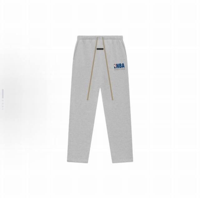 跨境版本 顶级版本Fear Of God Essentials X Nba 联名款 Fw24 Essentials Nba Relaxed Sweatpant