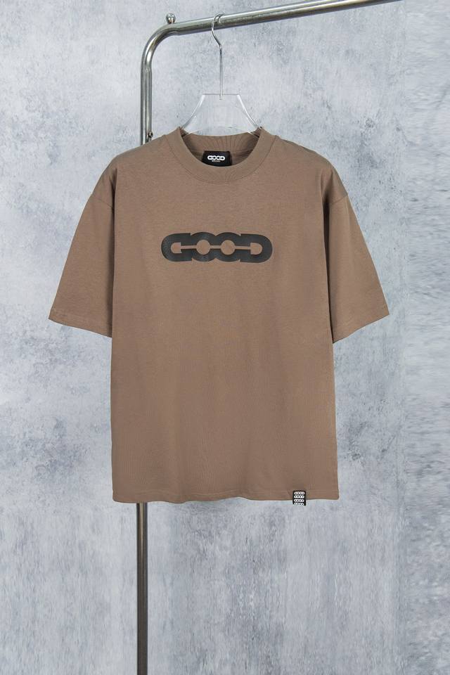 款号 D002# goodbrand 25Ss 爆裂纹印花经典款短袖T恤 yb一比一开发 100%棉 采用订色订染毛圈纯棉衣面 250G双股双纱 手感舒适 进口