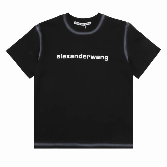 alexander Wang亚历山大王 水洗字母Logo短袖T恤 size S-L
