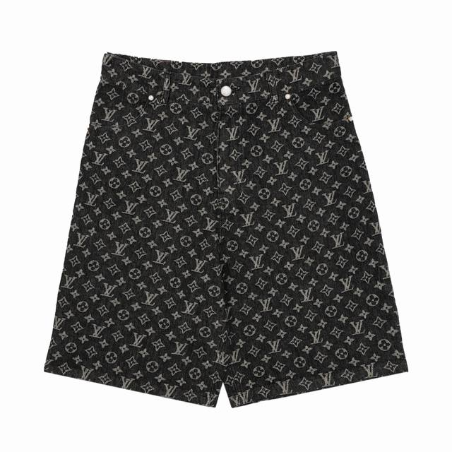 louis Vuitton 路易威登 Fa满印珍珠扣老花牛仔短裤 size Xs-L