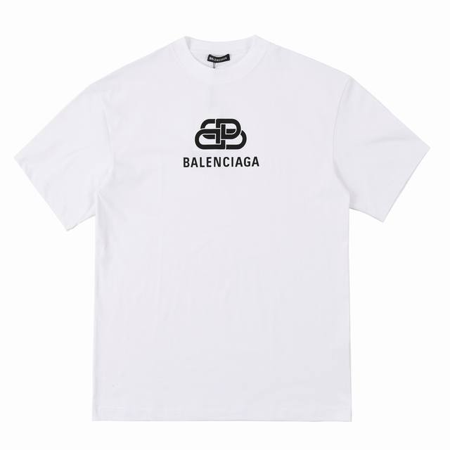 balenciaga 巴黎世家 锁扣印花圆领T恤 size Xs-L