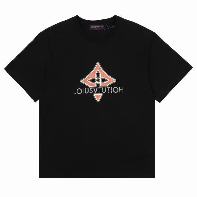 louis Vuitton 路易威登 闪钻字母绣花圆领短袖 尺码 S-L