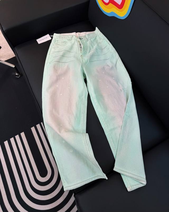 款号 D313 acne1981M阔腿裤脏脏牛仔长裤新品发光 #Acnestudios #夜光 #夜光喷绘 #Ootd每日穿搭 #Acne #牛仔阔腿裤 #脏脏