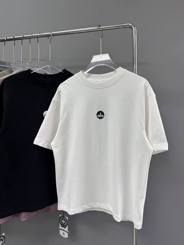款号 111-高端品质 25夏季最新款Al小标厚板硅胶纯棉短袖 颜色 黑 白 尺码 S-Xl