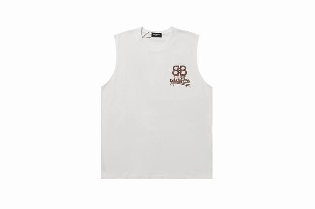 321款 balenciga 巴黎世家 Ss 双B火焰 印花采用巴黎世家最新工艺 纯棉柔软面料 对色定染面料 超精细平网印花工艺 搭配虚化印花Logo 潮流感十