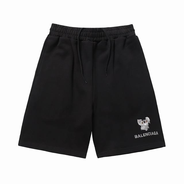 606# -Balenci*Ga 巴黎慈善限定款考拉短裤 前幅刺绣考拉熊 最新版本,依旧以重工刺绣工艺打造 进口田岛机将细节完美展现 前幅微小的细节才能真正展现