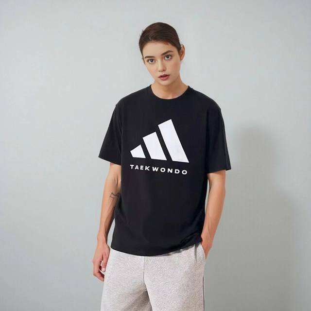 售价 67562阿迪短袖 压花 三标一致长绒棉230克 黑色 白色 s-3Xl