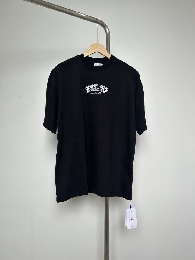 挂拍细节 款号Of41 顶级版本 off-White经典爆款Ow24Ss 背后多Logo集合十周年纪念款短袖T恤 oversize版型 最大码可穿到220斤左右