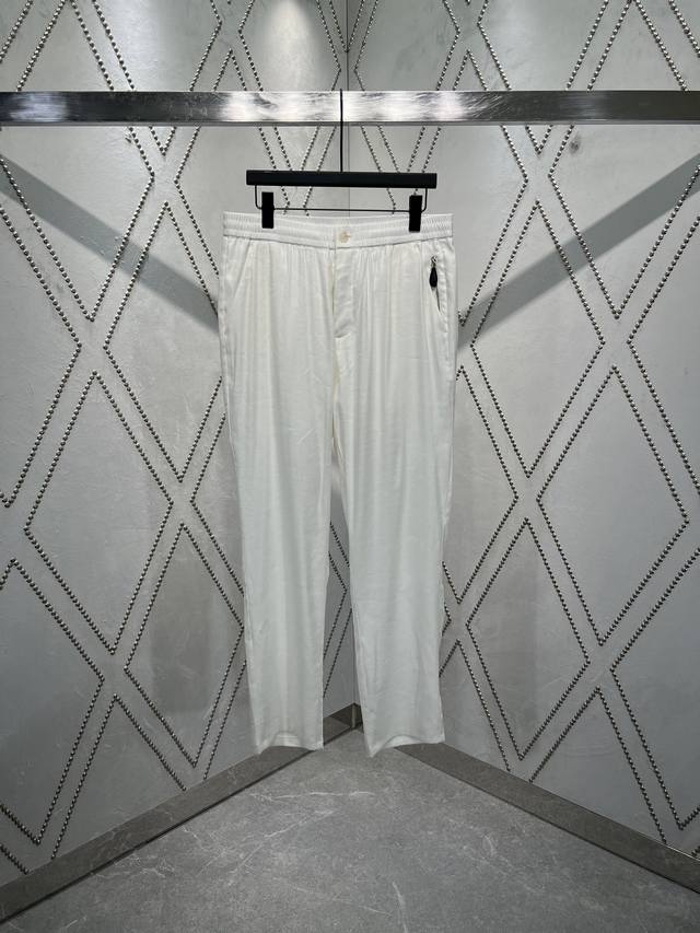 Berluti 25Ss新款亚麻休闲舒适长裤 男款 高版本 码数 M.L.Xl.Xxl.Xxxl