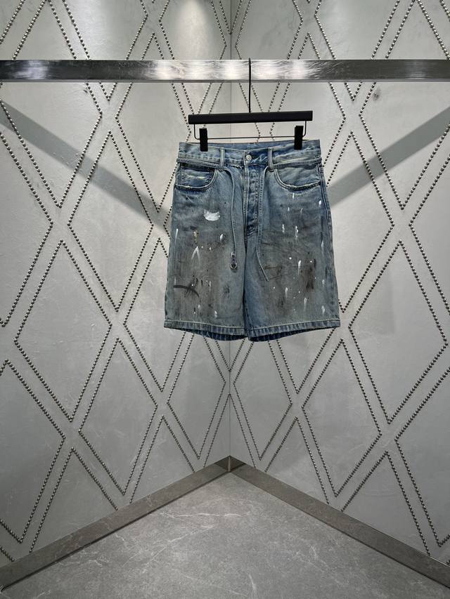 Acne 25Ss新款宽松中腰口袋牛仔短裤 男女同款 高版本 码数 Xs.S.M.L.