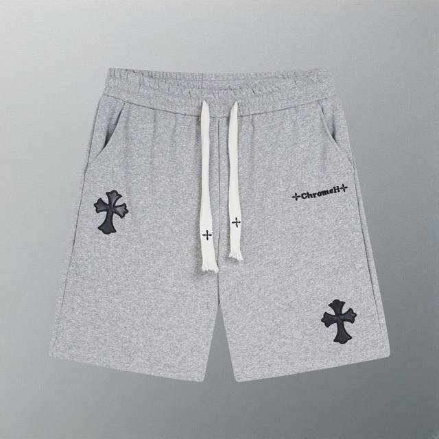 高版本 克罗心重磅推荐 Ss夏装新品 专柜品质 系列图案Logo短裤 必须人手一件的节奏 进口顶极高密度纯棉面料 极为亲肤舒适 摸上去非常的细腻 质感很好 完美
