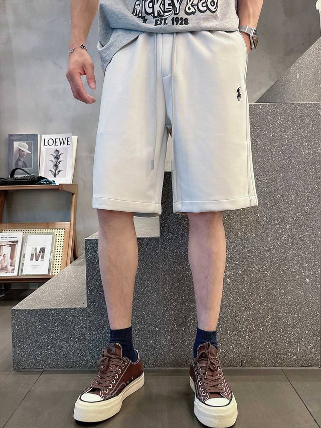拉夫劳伦 顶级货品 2025夏季新款休闲短裤 品牌经典Logo休闲裤 定制面料 舒适度极好 手触感强烈 辨识度极高 完美品相工艺 尺码 M-3Xl