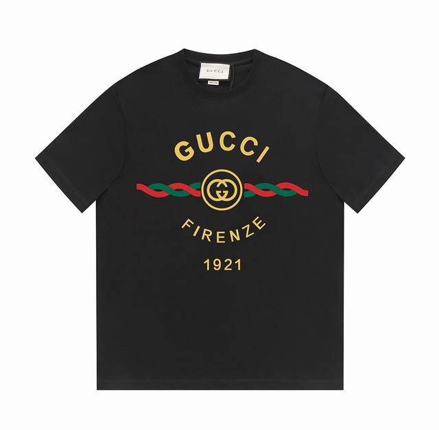 gucci古驰24Ss早春系列 G家麻绳设计品牌标识Logo -采用双纱纯棉250G 面料颜色定制定染 不缩水不退色 手感舒服 质感超强全套辅料.潮男潮女必备经