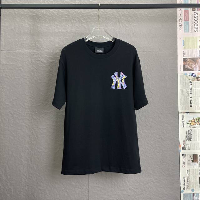 A77 高版本 Mlb 300克重 高端直喷工艺 25新款 通肩压条保证舒适性1同步发售 最大穿到200斤 ny洋基队情侣款式 定制宽松舒适 超爆 经过高温水洗