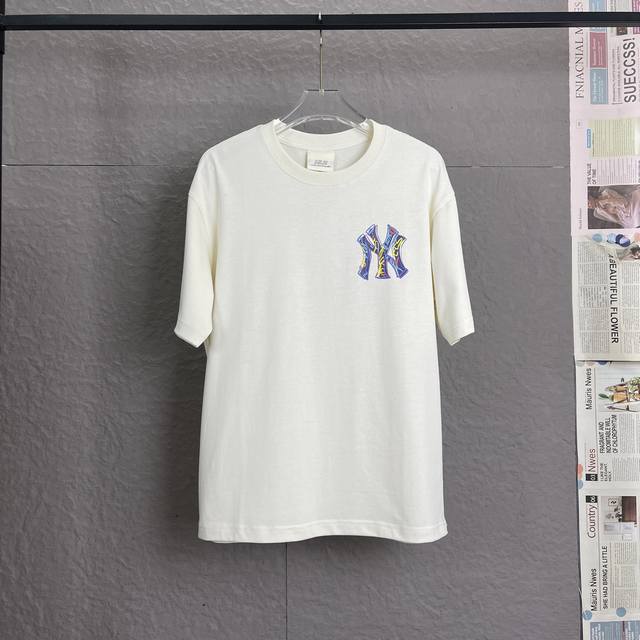 A77 高版本 Mlb 300克重 高端直喷工艺 25新款 通肩压条保证舒适性1同步发售 最大穿到200斤 ny洋基队情侣款式 定制宽松舒适 超爆 经过高温水洗