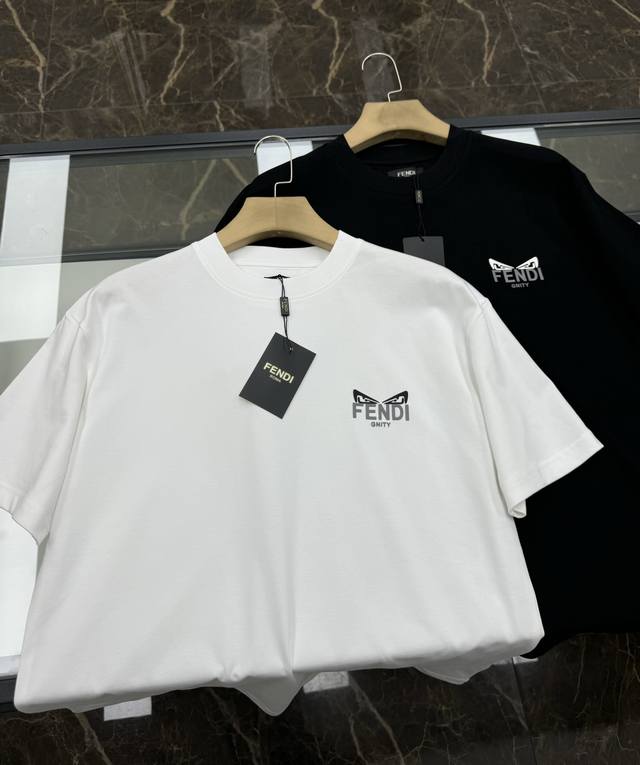 fd新一季小怪兽眼睛标识 针织纯棉极简T恤 S Xl 宽松版 下单请报身高体重