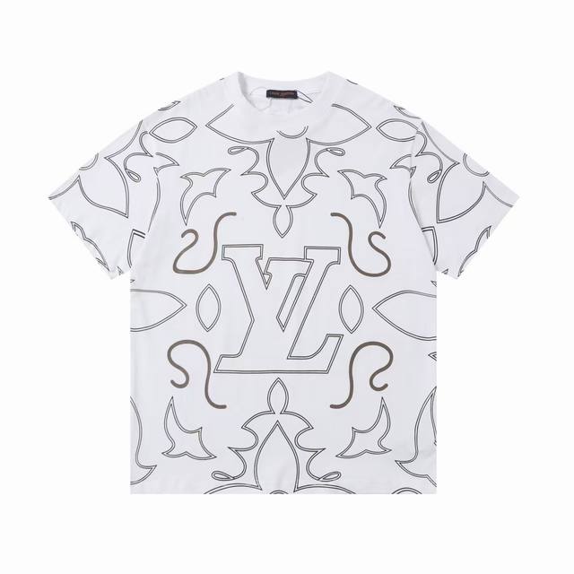louis Vuitton 路易 2025Ss 西部牛仔系列全副印花采用进口布料 1:1还原 定制同缸染面料 非常柔顺 砖柜同步 Os落肩版型 时尚又个性 高级