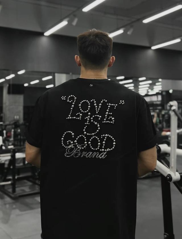 款号G015 25年新款国潮 Goodbrand 纯色珍珠Logo轻奢时尚高级感短袖T恤 男女同款 颜色 白色 黑色 粉色 码数 S M L Xl