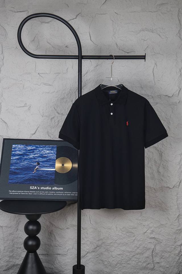 款号 M080 Ralph Lauren 拉夫劳伦男装 美式复古经典款夏季polo短袖商务休闲 春夏新款男士珠地棉短袖衬衫 原厂订单剩余少量 所有面料辅料都是客